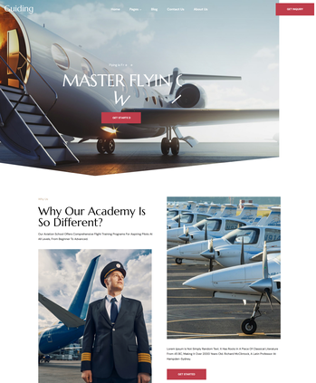 飞行学校与私人航空公司