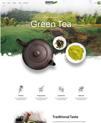 有机健康茶店多用途
